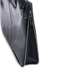 PIQUADRO BLUE SQUARE Rozszerzalna torba na laptopa 15,6" niebieski - Teczki robocze - 4