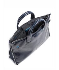 PIQUADRO BLUE SQUARE Rozszerzalna torba na laptopa 15,6" niebieski - Teczki robocze - 5