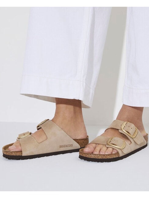 ARIZONA BIG BUCKLE Sandały z klamrami zamek z piasku - Buty damskie