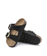 BIRKENSTOCK ARIZONA BIG BUCKLE Sandały ze sk&oacute;ry nubukowej czarny - Buty damskie - 6