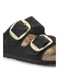 BIRKENSTOCK ARIZONA BIG BUCKLE Sandały ze sk&oacute;ry nubukowej czarny - Buty damskie - 5