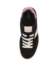 GUESS NOLINAS Trampki ze sk&oacute;ry zamszowej CZARNY - Buty damskie - 4