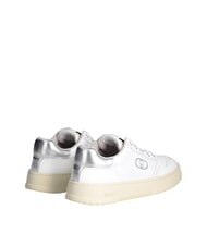 LIUJO ME 03 Sk&oacute;rzane trampki złamana biel - Buty damskie - 4