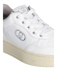 LIUJO ME 03 Sk&oacute;rzane trampki złamana biel - Buty damskie - 5