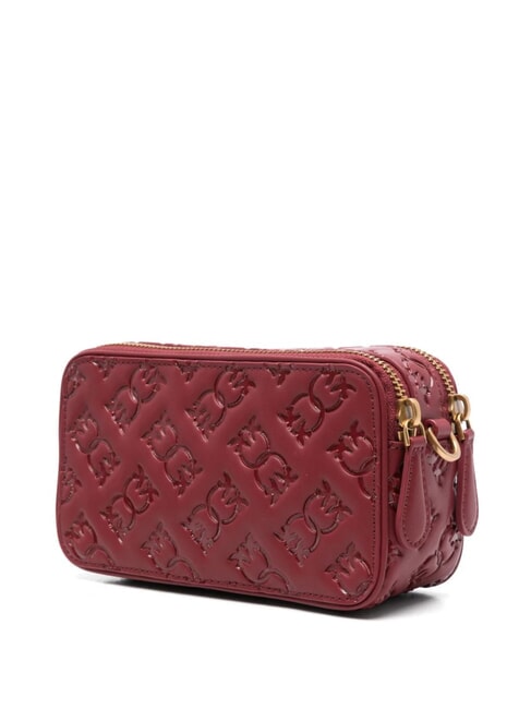EMBOSSED LOGO Torba na aparat fotograficzny na ramię Bordeaux Merlot-Antyczne Złoto - Torby damskie