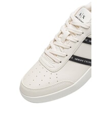 ARMANI EXCHANGE A|X STRIPES Adidasy ecru+czarny - Buty męskie - 5