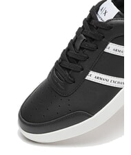 ARMANI EXCHANGE A|X STRIPES Adidasy czarny+op.biały - Buty męskie - 5