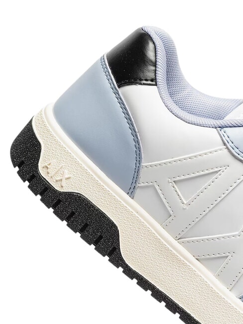 AX LOGO Adidasy op.biały+niebieski - Buty damskie