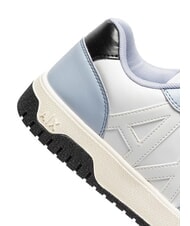 ARMANI EXCHANGE AX LOGO Adidasy op.biały+niebieski - Buty damskie - 4