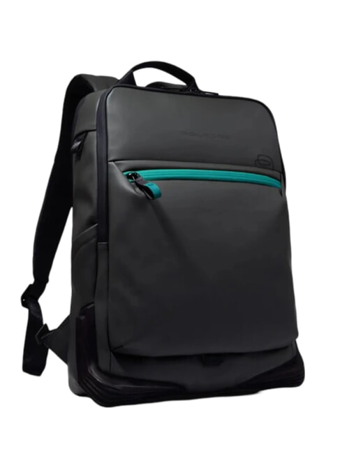 CORNER SPECIALE GOMMATO Plecak na laptopa 15,6" Czarny - Plecaki na laptopa do pracy