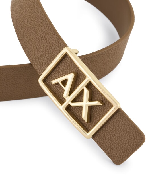 A|X BUCKLE Pasek z dużym logo ciemne pisco/ciemny pisc - Paski