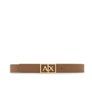 ARMANI EXCHANGE A|X BUCKLE Pasek z dużym logo ciemne pisco/ciemny pisc - Paski - 3