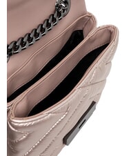ARMANI EXCHANGE A|X PUFFY Mini torba pikowana r&oacute;żowe złoto - Torby damskie - 4
