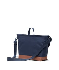 HERSCHEL COVE Torba kurierska, laptop 15,6" granatowy/brązowy siodłowy - Teczki robocze - 3