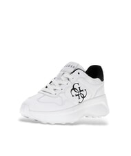 GUESS LUCKEI Trampki z logo 4G biały - Buty damskie - 3