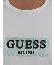 GUESS SS CN BOX Koszulka z nadrukiem logo czysto biały - Koszulki męskie - 3