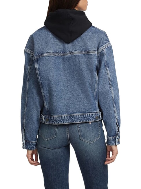 OVERSIZE TRUCKER JACKET  Kurtka dżinsowa gj średnie mycie - Kurtki damskie