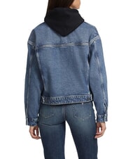 GUESS JEANS OVERSIZE TRUCKER JACKET  Kurtka dżinsowa - Kurtki damskie