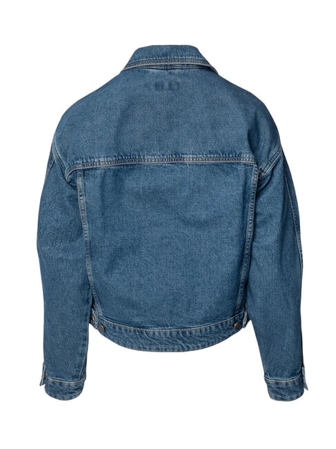 OVERSIZE TRUCKER JACKET  Kurtka dżinsowa gj średnie mycie - Kurtki damskie