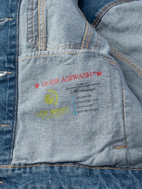 OVERSIZE TRUCKER JACKET  Kurtka dżinsowa gj średnie mycie - Kurtki damskie