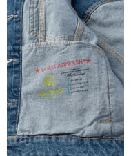 GUESS JEANS OVERSIZE TRUCKER JACKET  Kurtka dżinsowa gj średnie mycie - Kurtki damskie - 5