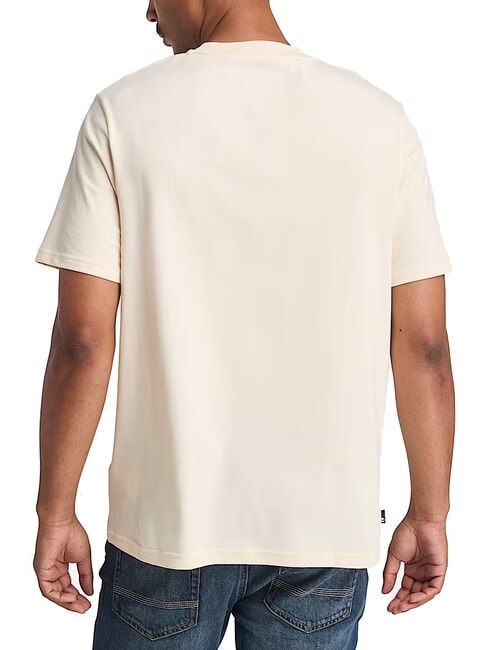 EMBROIDERY TONAL Koszulka bawełniana biały dym - Koszulki męskie