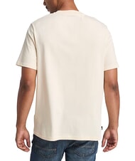 TIMBERLAND EMBROIDERY TONAL Koszulka bawełniana biały dym - Koszulki męskie - 2