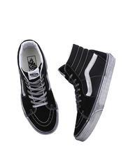 VANS UA SK8-HI Trampki za kostkę zestresowany czarno-biały - Buty uniseks - 4