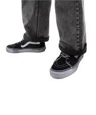 VANS UA SK8-HI Trampki za kostkę zestresowany czarno-biały - Buty uniseks - 5