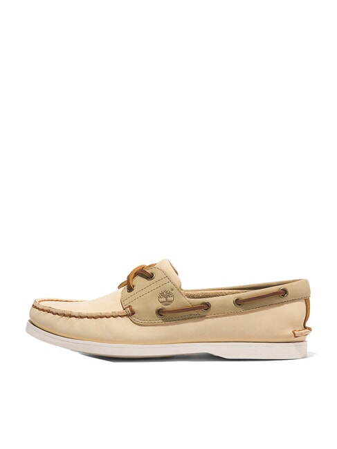 CLASSIC BOAT  Buty żeglarskie ze szwami jasnoż&oacute;łty nubuk - Buty męskie