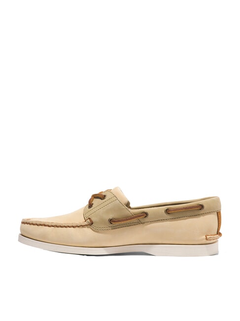 CLASSIC BOAT  Buty żeglarskie ze szwami jasnoż&oacute;łty nubuk - Buty męskie