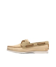 TIMBERLAND CLASSIC BOAT  Buty żeglarskie ze szwami jasnoż&oacute;łty nubuk - Buty męskie - 3
