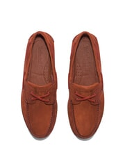 TIMBERLAND CLASSIC BOAT Zamszowe buty żeglarskie ciemnoczerwony nubuk - Buty męskie - 5