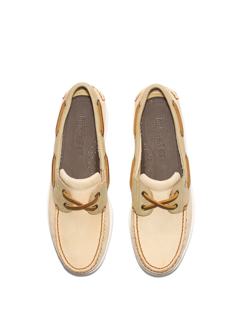 CLASSIC BOAT  Buty żeglarskie ze szwami jasnoż&oacute;łty nubuk - Buty męskie