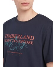 TIMBERLAND TFO SS OUTDOOR  Koszulka bawełniana ciemny szafir - Koszulki męskie - 3