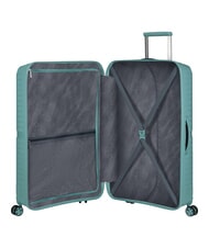 AMERICAN TOURISTER AIRCONIC Duży, lekki w&oacute;zek zakurzony turkus - W&oacute;zki twarde - 2