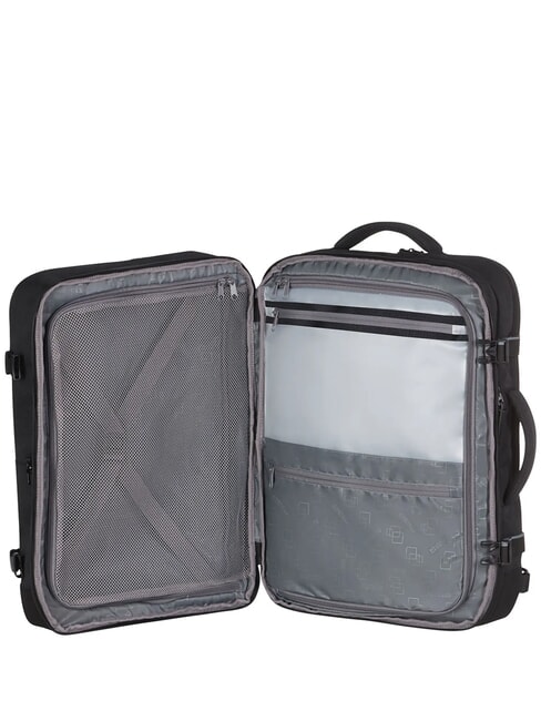 TAKE2CABIN L EXPANDER Plecak na laptopa 17,3", rozszerzalny CZARNY - Plecaki na laptopa do pracy