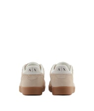 ARMANI EXCHANGE LEATHER Sk&oacute;rzane trampki miraż świetlny - Buty damskie - 3