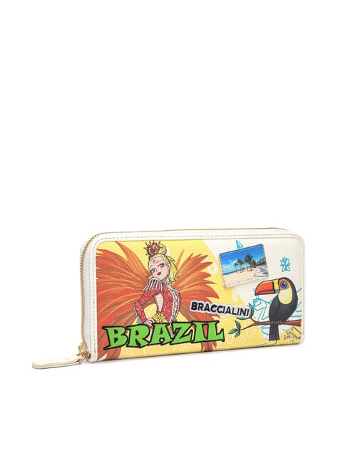 CARTOLINE Brazil Portfel zapinany na suwak wielo - Portfele damskie