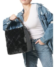 BRACCIALINI ICONS Hobo Torba na ramię czarny - Torby damskie - 4