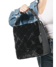 BRACCIALINI ICONS Hobo Torba na ramię czarny - Torby damskie - 5