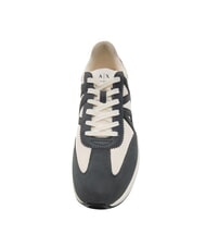 ARMANI EXCHANGE A|X LOGO Adidasy ecru + ciemny szary - Buty męskie - 3
