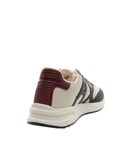ARMANI EXCHANGE A|X LOGO Adidasy ecru + ciemny szary - Buty męskie - 4