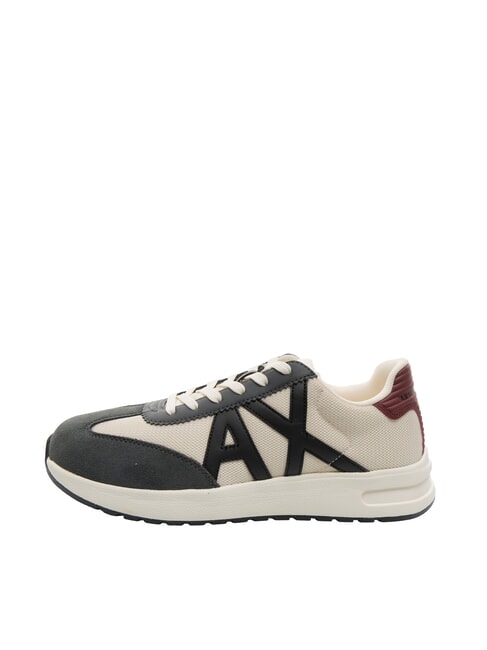 A|X LOGO Adidasy ecru + ciemny szary - Buty męskie