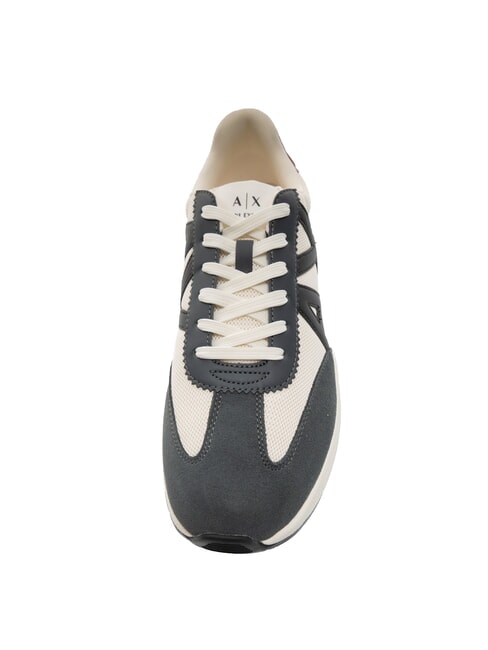 A|X LOGO Adidasy ecru + ciemny szary - Buty męskie