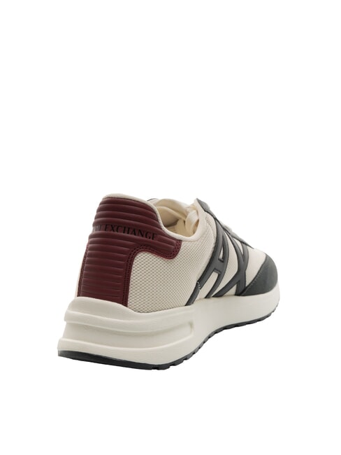 A|X LOGO Adidasy ecru + ciemny szary - Buty męskie