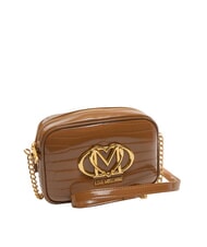 LOVE MOSCHINO CROCO PRINTED Torba na aparat fotograficzny na ramię wielbłąd2 - Torby damskie - 2