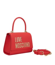 LOVE MOSCHINO LETTERING Mała torebka z paskiem na ramię CZERWONY - Torby damskie - 2