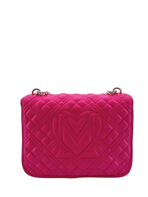 QUILTED GOLD CHAIN Torba na ramię / torba crossbody magenta - Torby damskie