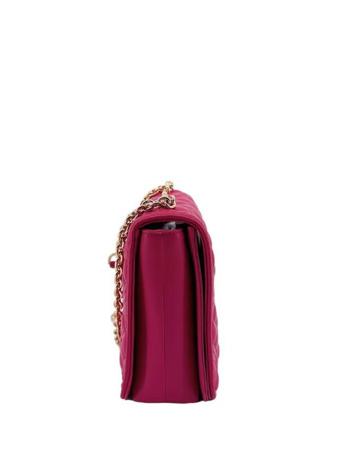 QUILTED GOLD CHAIN Torba na ramię / torba crossbody magenta - Torby damskie